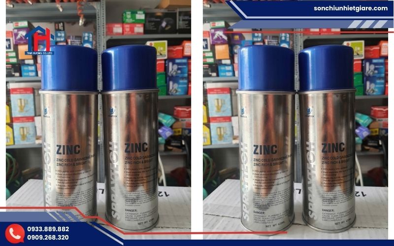 Mua sơn xịt Zinc Spraytech chính hãng tại Đại lý Tâm Hương
