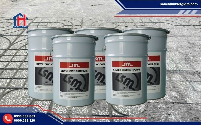 Sơn mạ kẽm SM Hàn Quốc là dòng sơn chống ăn mòn chuyên dụng