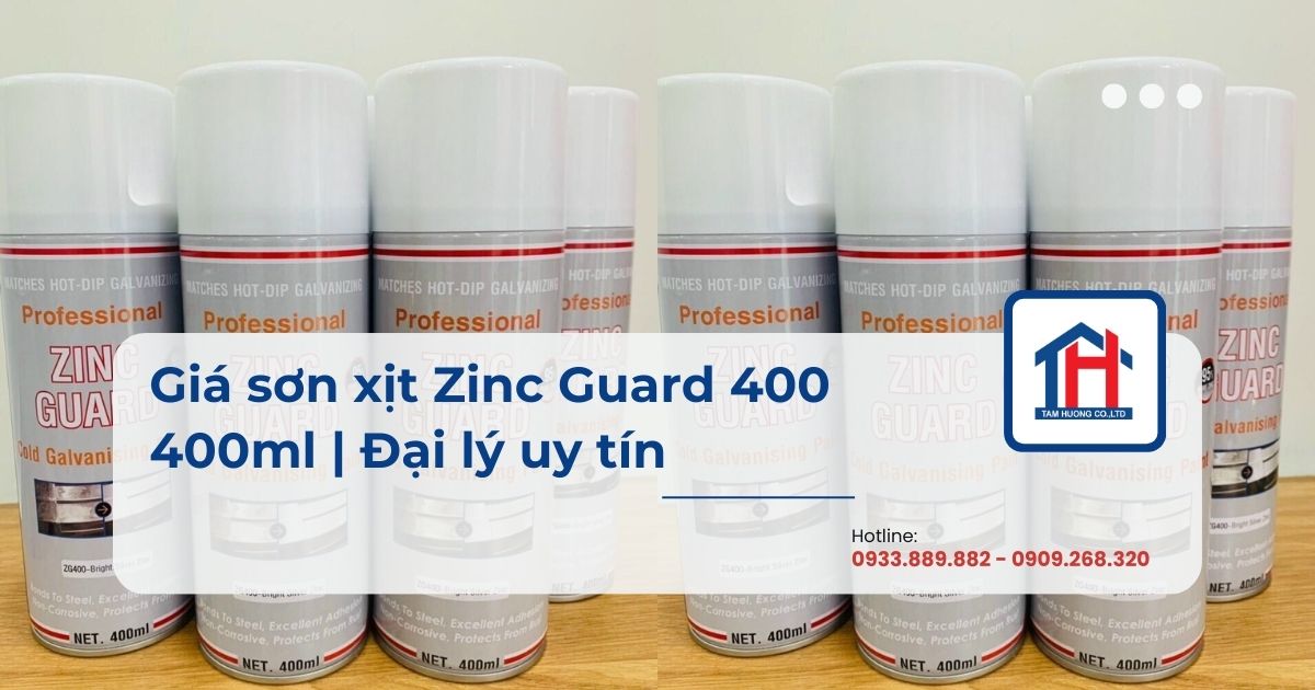 Giá sơn xịt Zinc Guard 400 400ml | Đại lý uy tín