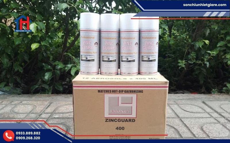 Sơn xịt Zinc Guard 400 được ứng dụng rộng rãi trong công nghiệp