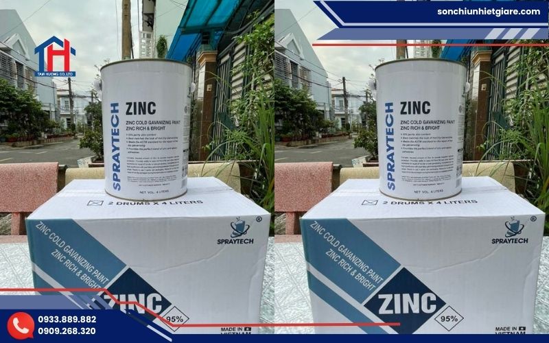 Sơn Zinc Spraytech sở hữu nhiều ưu điểm nổi bật
