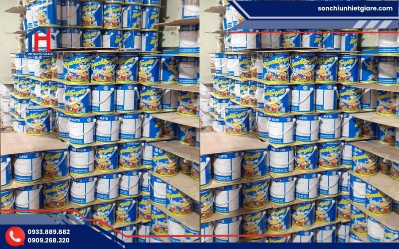 Sơn Bạch Tuyết là một trong những thương hiệu quen thuộc trên thị trường Việt Nam
