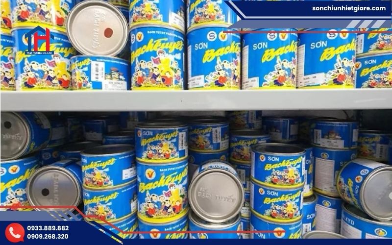 Mua Sơn Bạch Tuyết Màu Vàng chính hãng, giá tốt tại Đại lý Tâm Hương