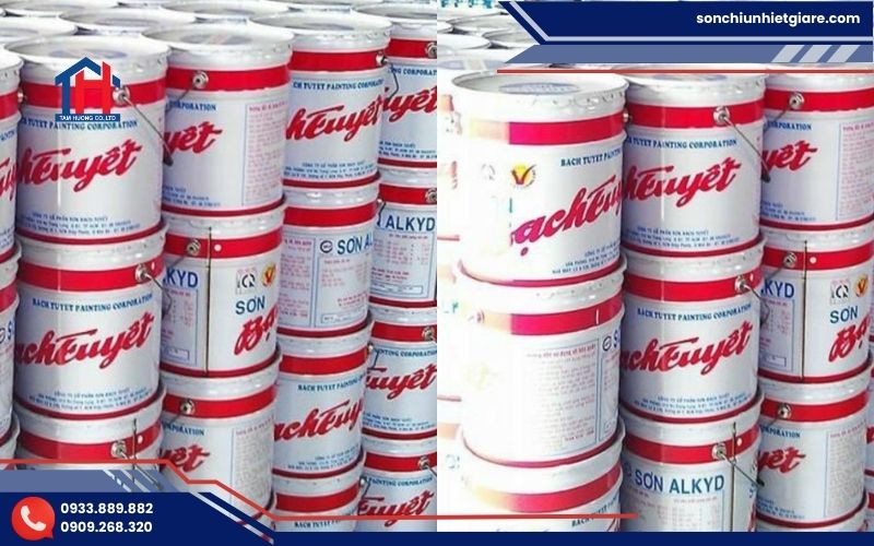 Sơn Bạch Tuyết Thùng 16kg là dòng sơn công nghiệp được sản xuất bởi thương hiệu Bạch Tuyết