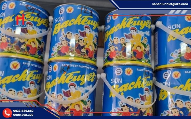 Sơn Dầu Bạch Tuyết 5kg là dòng sơn gốc dầu Alkyd cao cấp