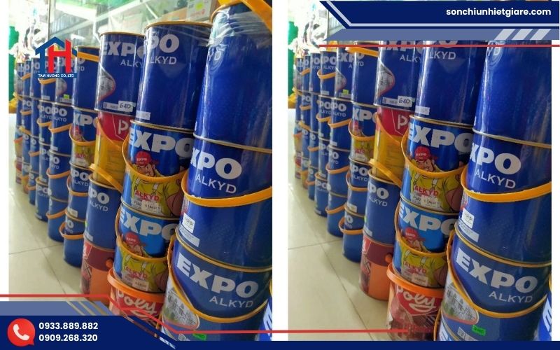 Sơn Dầu Expo 18L là dòng sơn dầu gốc Alkyd được sản xuất với dung tích lớn 18 lít