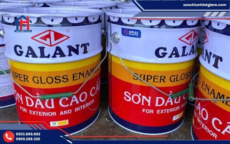 Sơn dầu Galant là dòng sơn chuyên dùng để bảo vệ và trang trí các bề mặt kim loại, gỗ, sắt thép