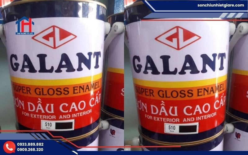 Sơn dầu Galant 3kg sở hữu dung tích gọn, tiết kiệm chi phí