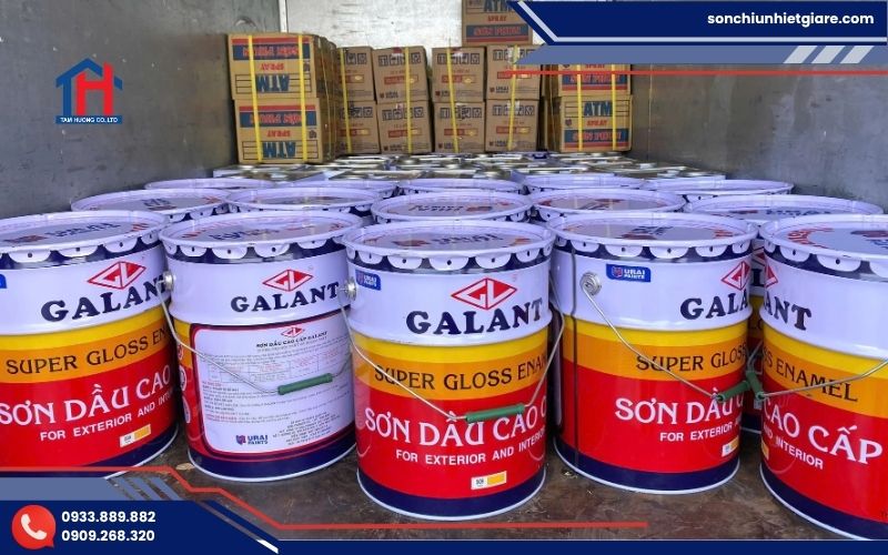 Mua Sơn dầu Galant 3kg uy tín tại Đại lý Tâm Hương
