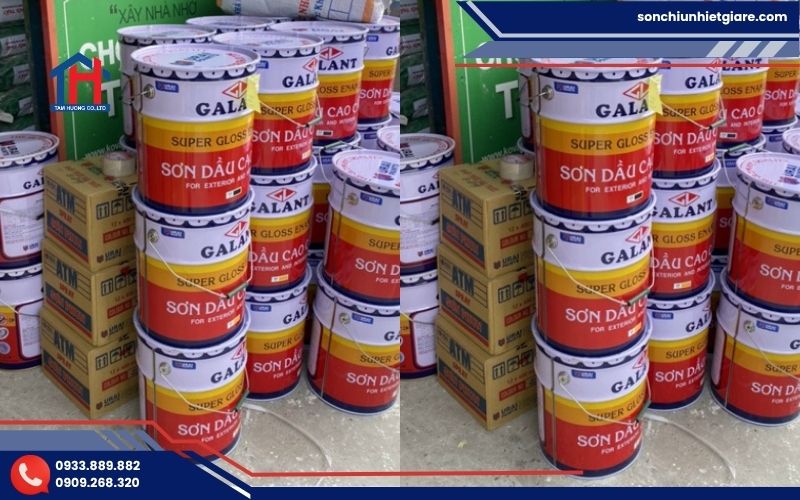 Mua Sơn dầu Galant chính hãng tại Đại lý Tâm Hương