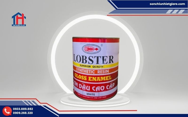 Sơn dầu Lobster màu trắng là dòng sơn gốc dầu (alkyd) được sử dụng phổ biến để phủ bề mặt kim loại, gỗ