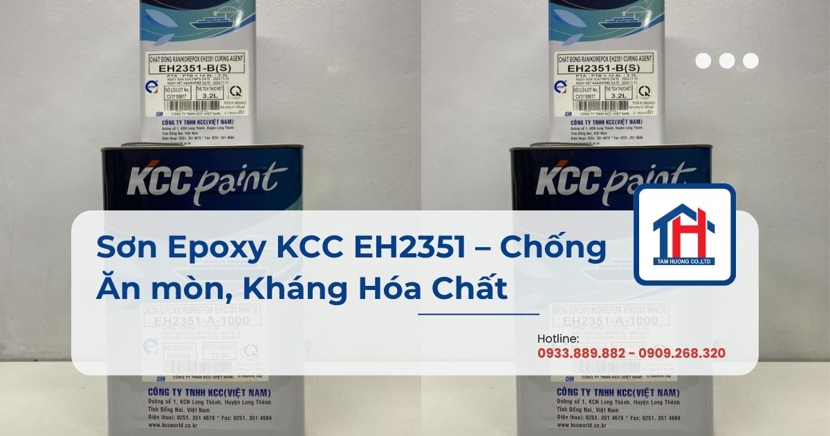 Sơn Epoxy KCC EH2351 – Chống Ăn mòn, Kháng Hóa Chất