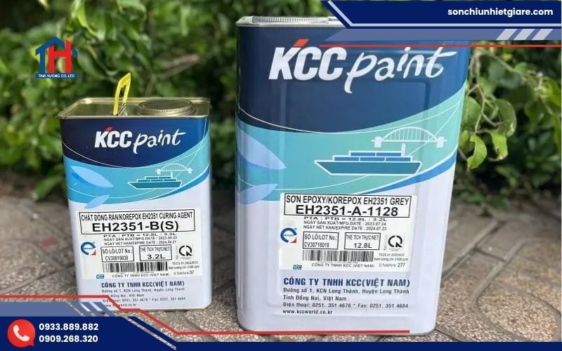 Sơn Epoxy KCC EH2351 là dòng sơn phủ epoxy hai thành phần cao cấp