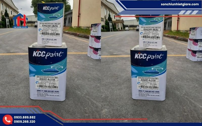 Sơn Epoxy KCC EH2351 có khả năng bảo vệ bề mặt kim loại khỏi quá trình oxy hóa và ăn mòn