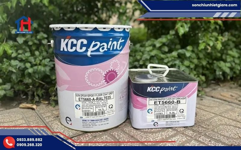 Sơn Epoxy KCC ET5660 mang đến nhiều lựa chọn màu sắc