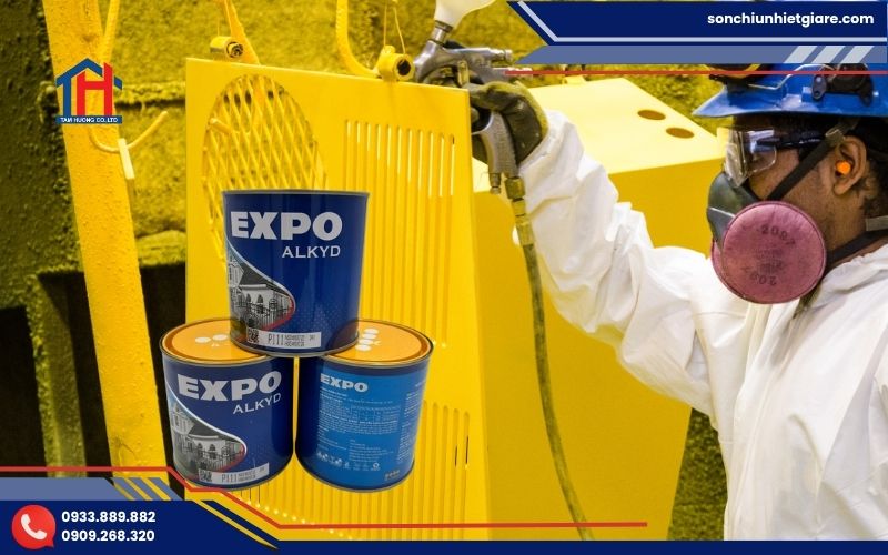 Sơn Expo màu vàng được sử dụng rộng rãi trong nhiều lĩnh vực