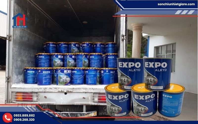 Mua sơn Expo màu vàng chính hãng, giá tốt tại Đại lý Tâm Hương