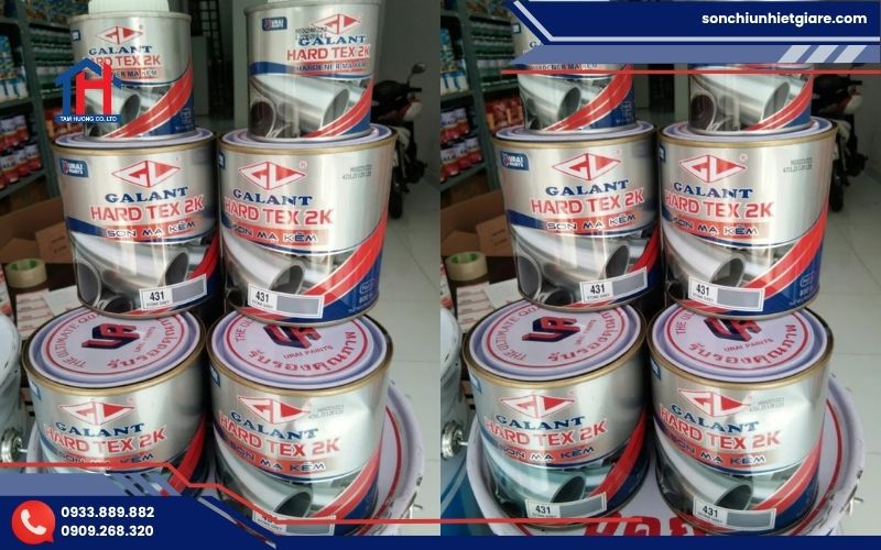Sơn Galant Hard TEX 2K được ưa chuộng trong nhiều công trình dân dụng và công nghiệp