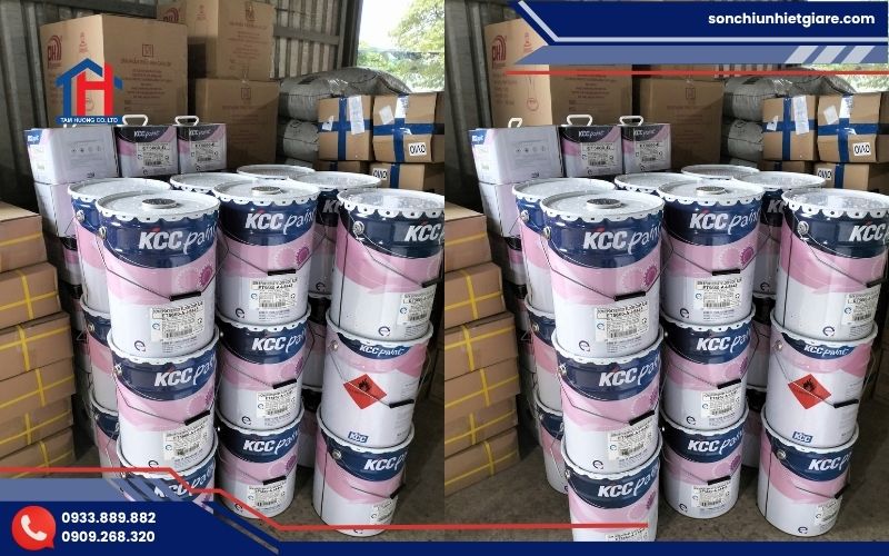 Sơn sàn bê tông KCC là dòng sơn công nghiệp cao cấp có nguồn gốc từ Hàn Quốc