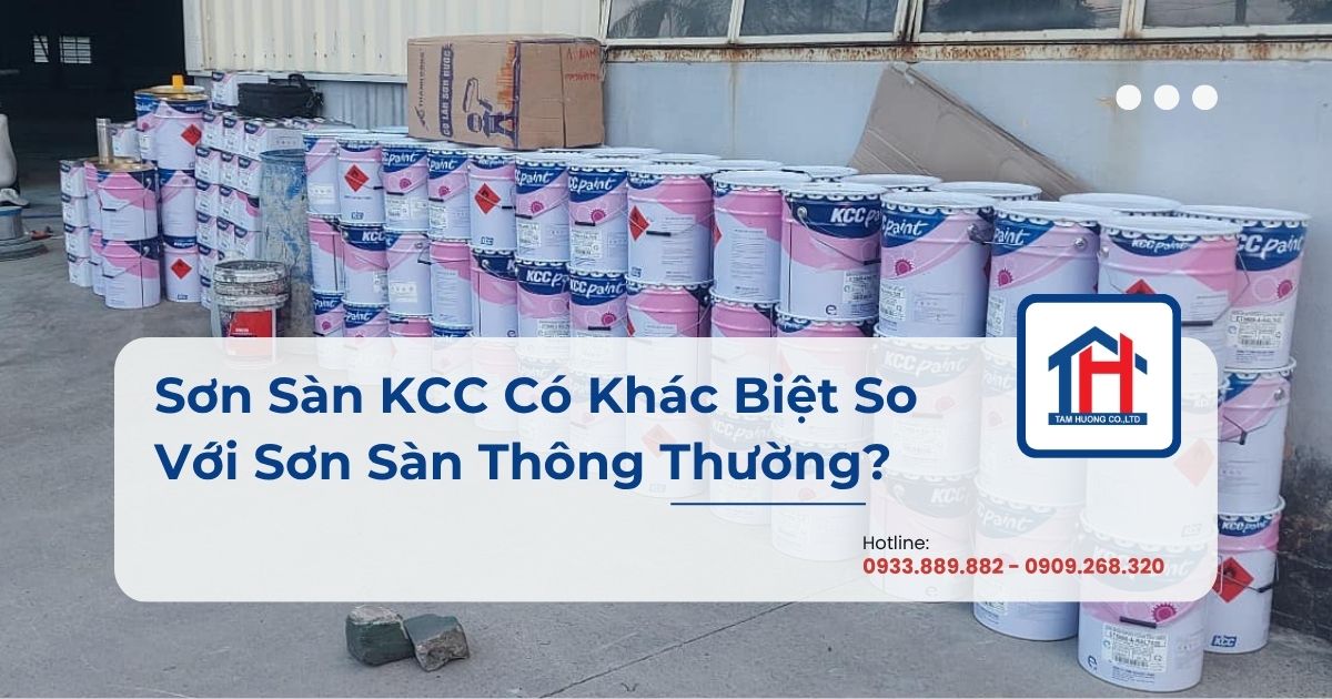 Sơn Sàn KCC Có Khác Biệt So Với Sơn Sàn Thông Thường?