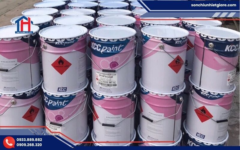 Sơn KCC là thương hiệu sơn công nghiệp nổi tiếng đến từ Hàn Quốc
