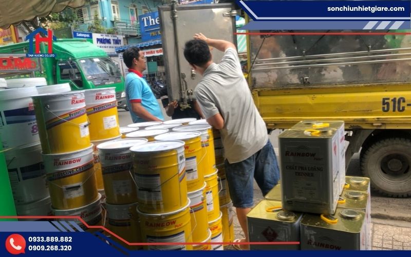 Mua sơn chịu nhiệt Rainbow chính hãng tại Đại lý Tâm Hương