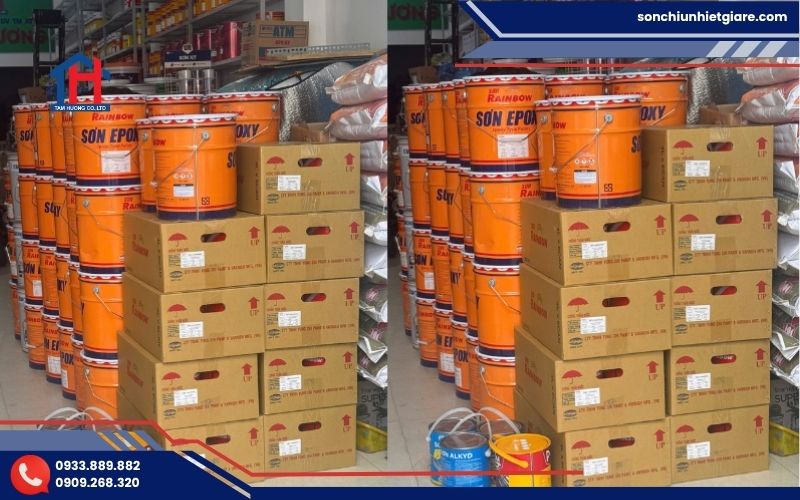Sơn Rainbow là dòng sơn công nghiệp nổi bật với chất lượng ổn định