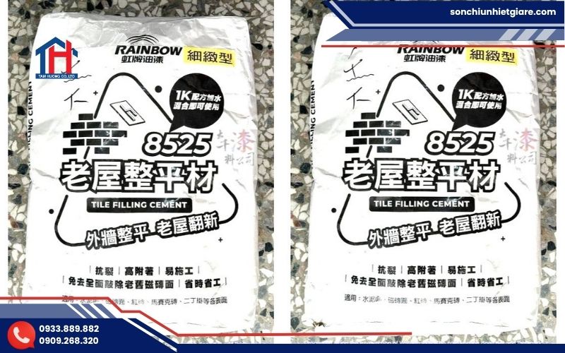 Rainbow 8525 là dòng xi măng trát gạch chuyên dụng thuộc hệ vật liệu xây dựng