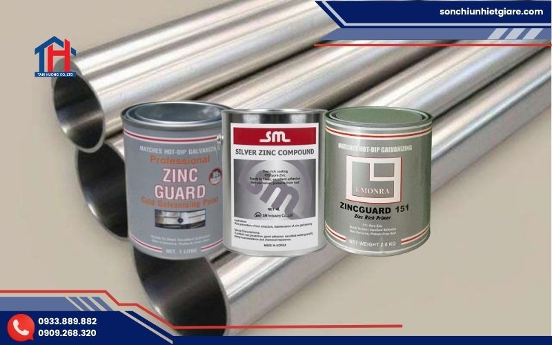 Sơn kẽm lạnh chịu muối biển là dòng sơn mạ kẽm (zinc-rich coating)