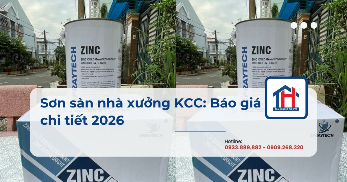 Sơn kẽm lạnh ZINC là gì? Ưu điểm trong công nghiệp nặng