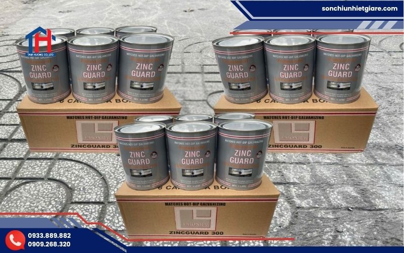 Sơn mạ kẽm lạnh là loại sơn đặc biệt có chứa hàm lượng kẽm kim loại rất cao