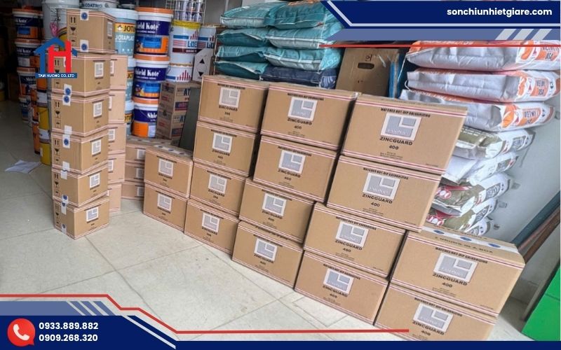 Mua sơn mạ kẽm lạnh uy tín tại Đại lý Tâm Hương