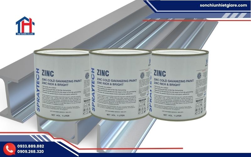Sơn mạ kẽm lạnh Spraytech đảm bảo khả năng chống ăn mòn hiệu quả