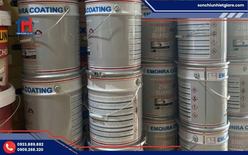 Sơn mạ kẽm lạnh ZG400 là dòng sơn mạ kẽm với hàm lượng bột kẽm cao