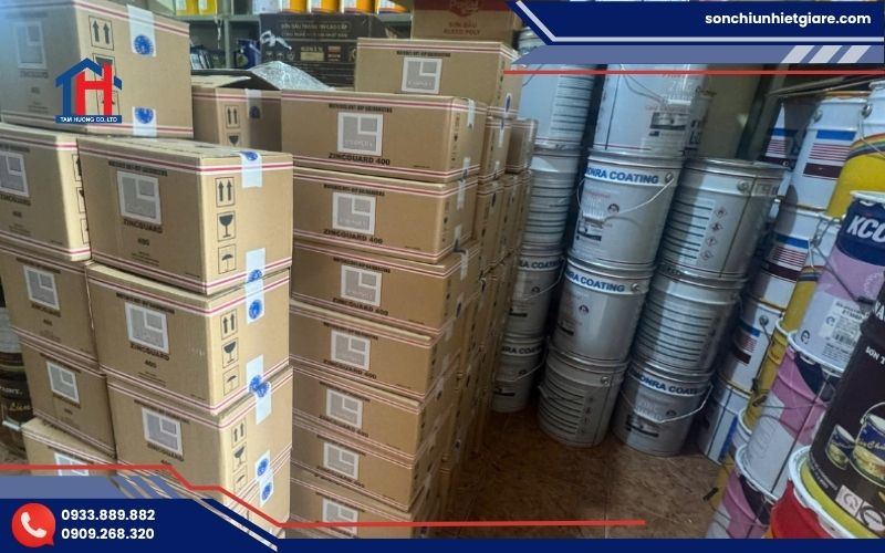 Sơn mạ kẽm lạnh ZG400 có thể thi công bằng nhiều phương pháp khác nhau
