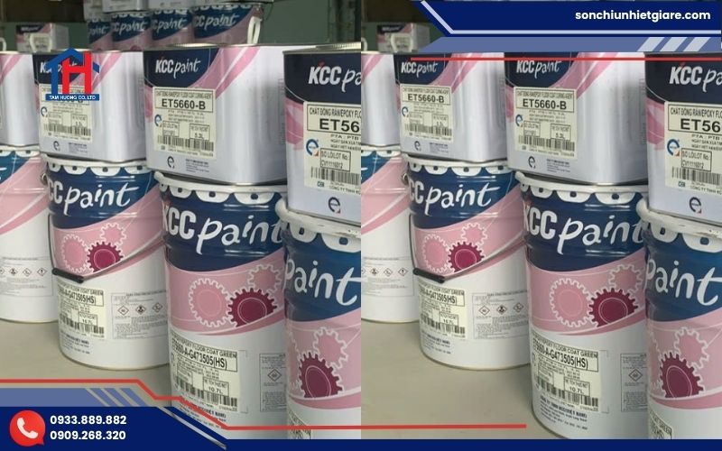 Sơn sàn nhà xưởng KCC là dòng sơn epoxy công nghiệp cao cấp