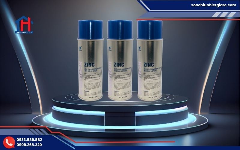 Sơn xịt kẽm lạnh là loại sơn mạ kẽm chứa hàm lượng bột kẽm cao