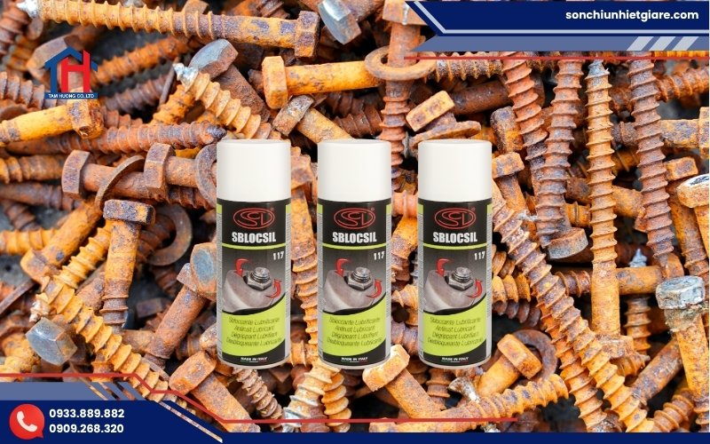 Ứng dụng thực tế của dầu tẩy rỉ sét SBLOCSIL