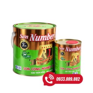 Sơn 2K number one SD-032 xám mờ xingfa giá tốt