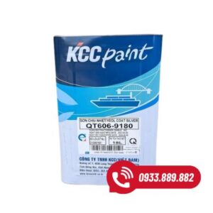 Sơn chịu nhiệt KCC QT606-9180 màu bạc 600 độ C