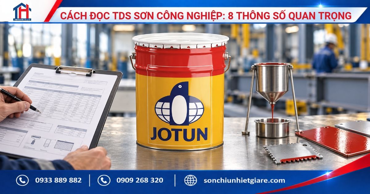 Cách Đọc TDS Sơn Công Nghiệp: 8 Thông Số Quan Trọng