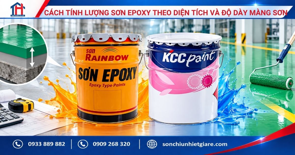 Cách Tính Lượng Sơn Epoxy Theo Diện Tích Và Độ Dày Màng Sơn