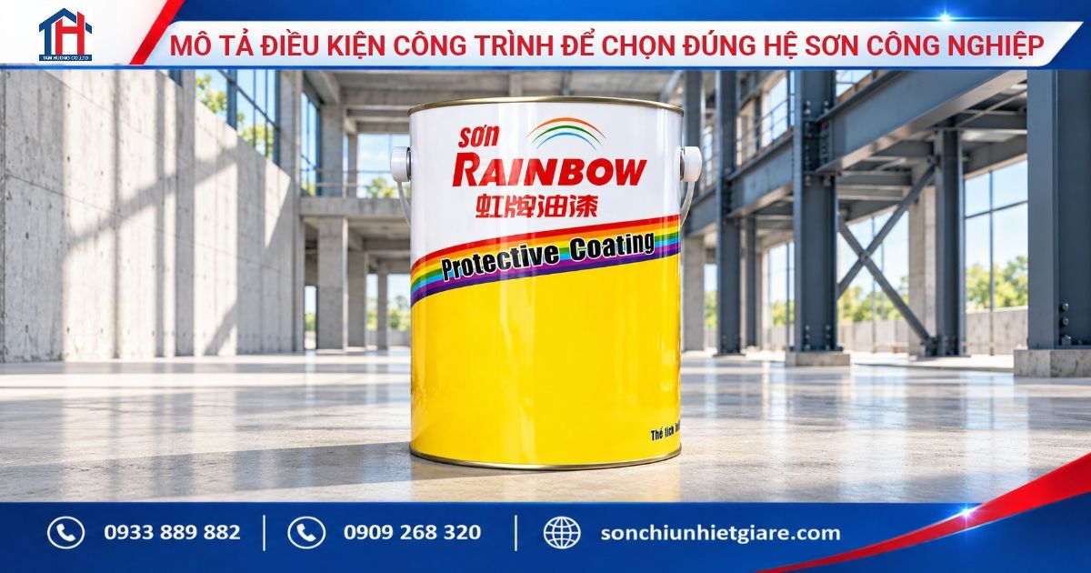 Mô Tả Điều Kiện Công Trình Để Chọn Đúng Hệ Sơn Công Nghiệp