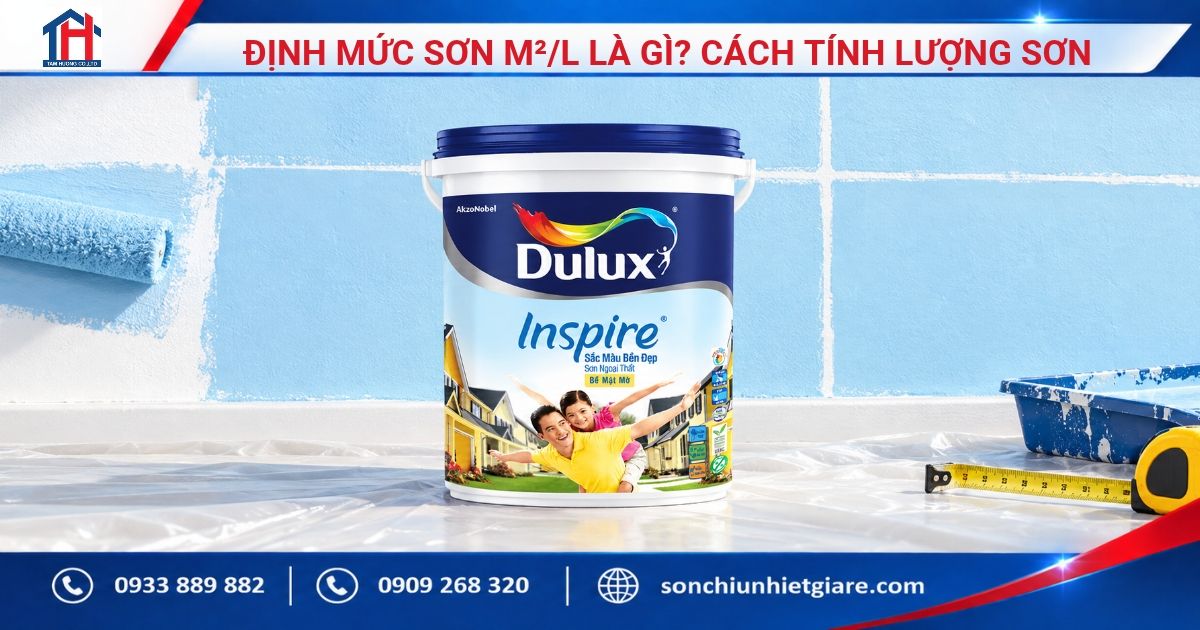 Định Mức Sơn m²/L Là Gì? Cách Tính Lượng Sơn