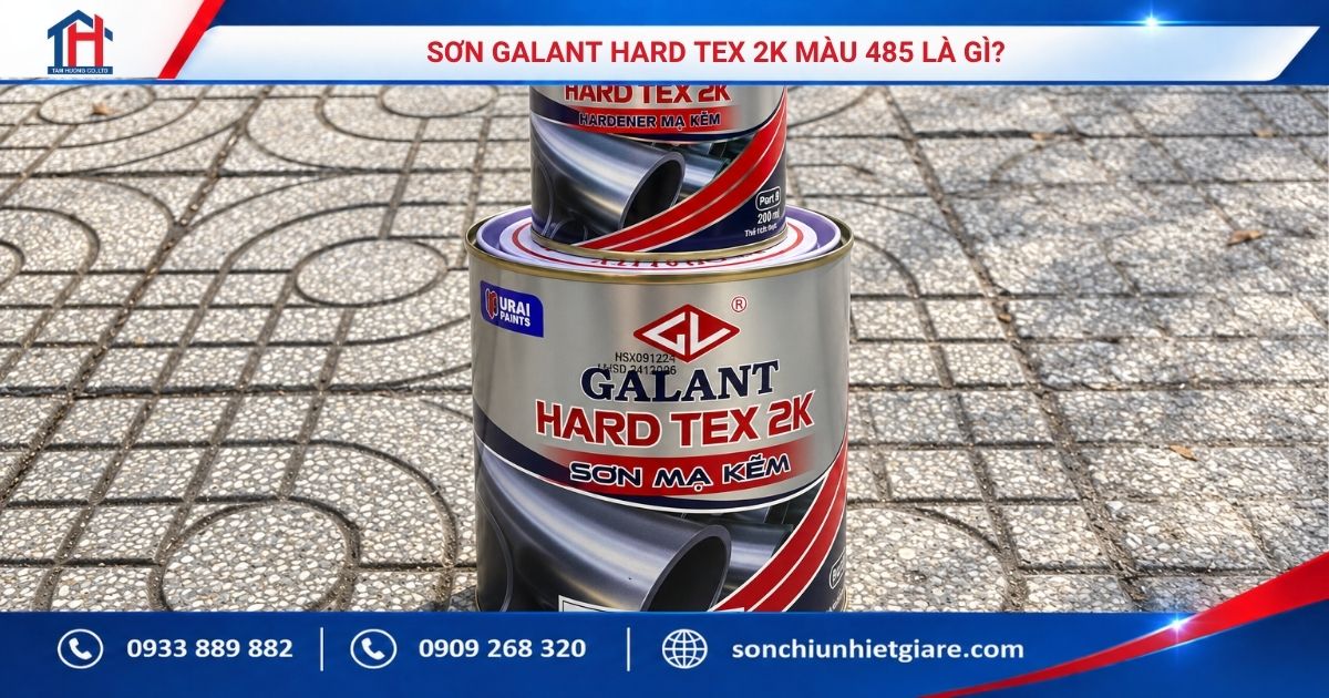 Sơn Galant Hard Tex 2K Màu 485 Là Gì? Ứng Dụng Thực Tế