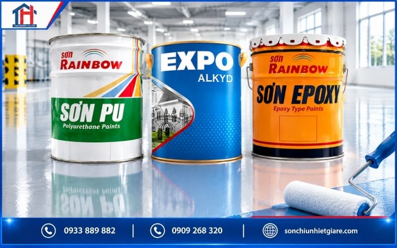 Phân biệt sơn alkyd epoxy và polyurethane