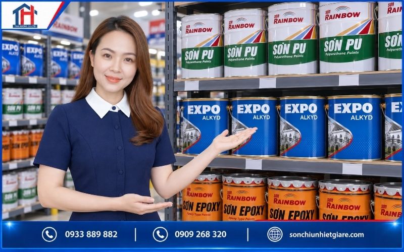 Mua sơn Alkyd, Epoxy, Polyurethane chính hãng tại Đại lý Tâm Hương