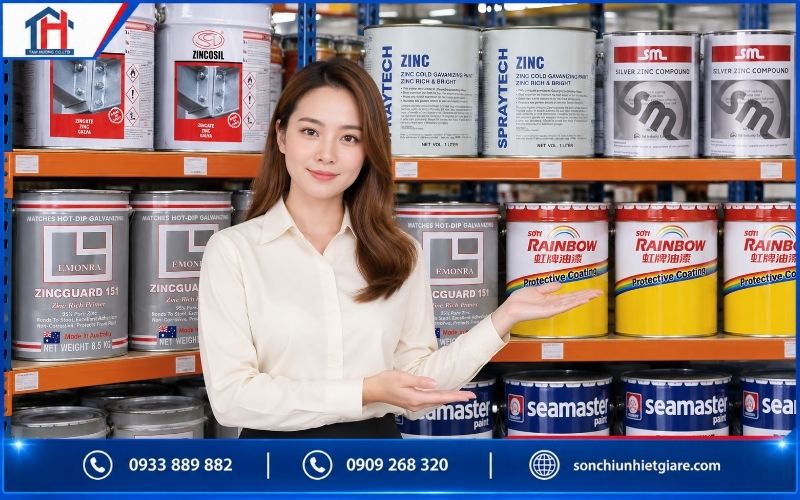 Mua sơn mạ kẽm lạnh chính hãng tại Đại lý Tâm Hương